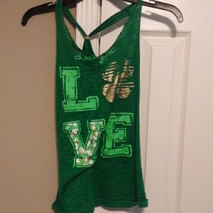 Lucky in love St. Patty's day shirt.
